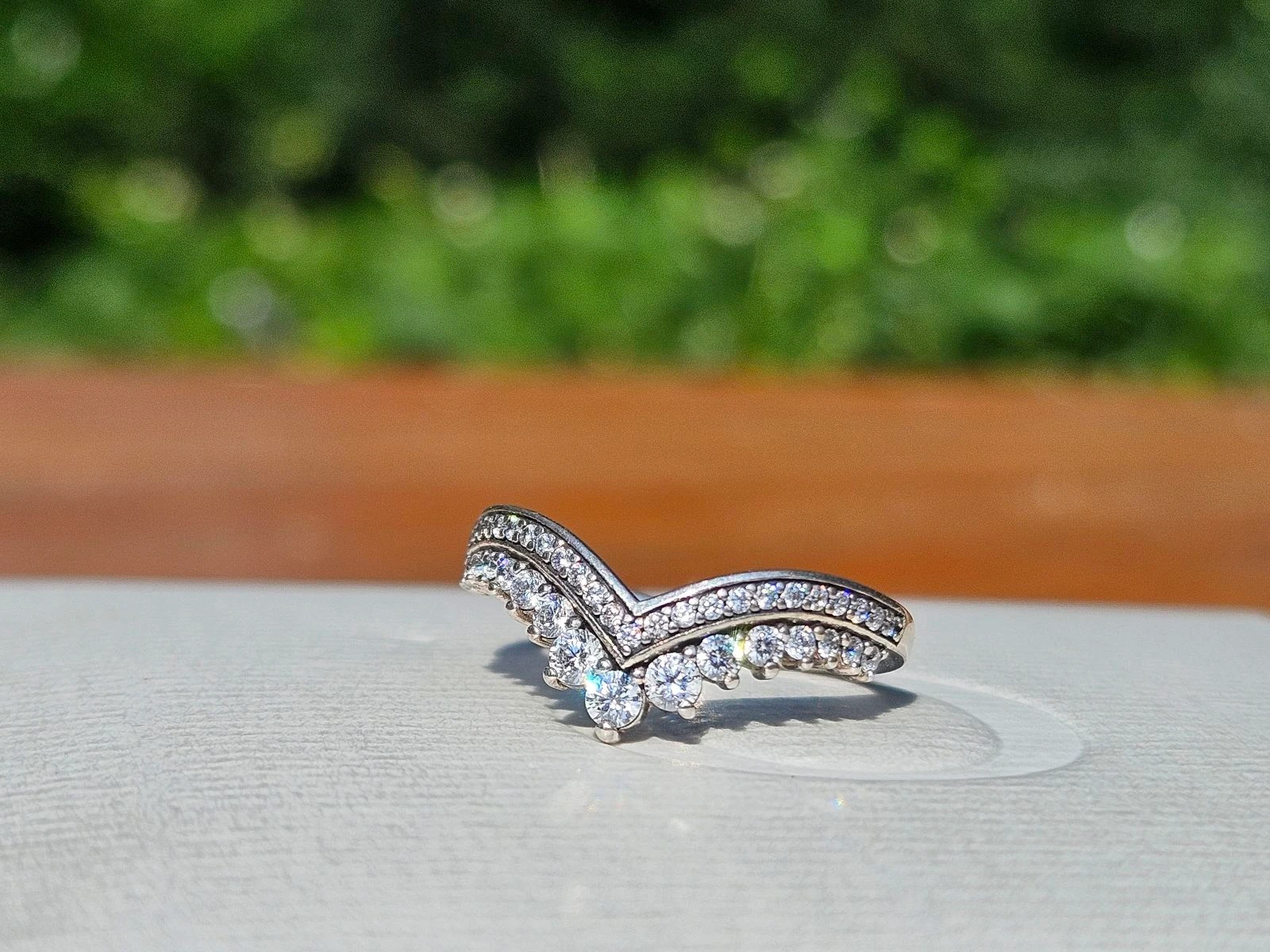Anel de wishbone da Pandora tamanho 56 – photo 6